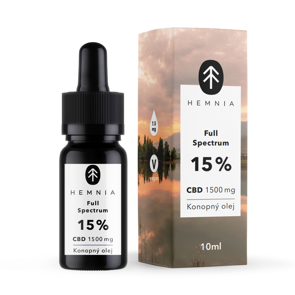 Hemnia Vollspektrum Hanföl 15 %– Natürliche Pflanzenkraft 🌿✨