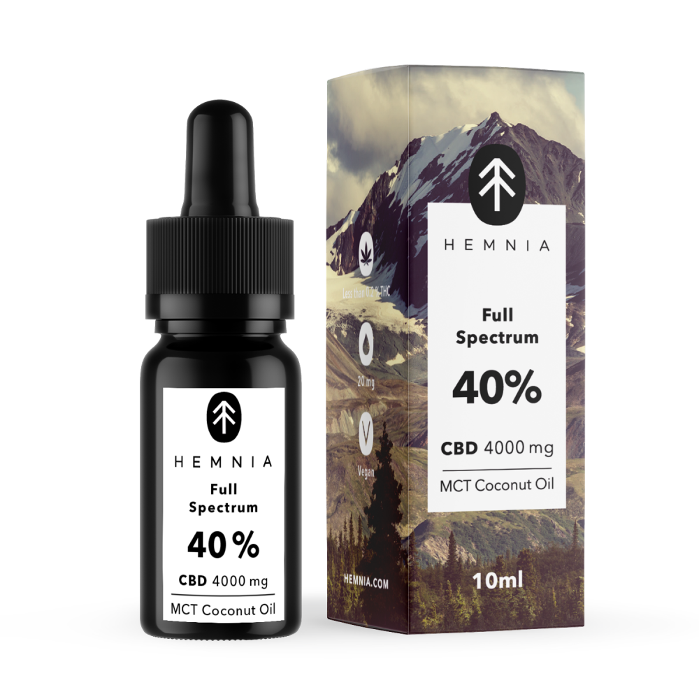 Hemnia Premium Hanföl 40 % mit MCT & Kokosöl – Natürliche Reinheit 🌿🥥