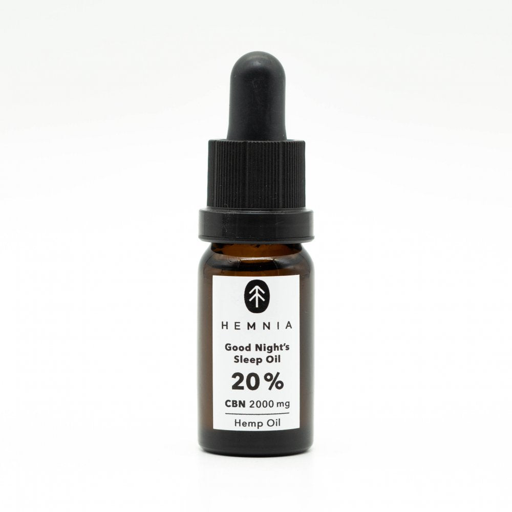 Hemnia Gute Nacht Hanföl 20 % 🌙✨ – Natürliche Pflanzenkraft