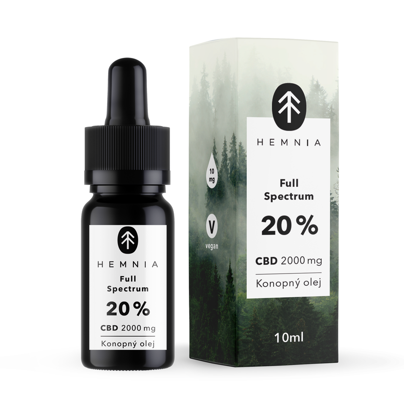 Hemnia Vollspektrum Hanföl 20 % – Natürliche Pflanzenkraft 🌿✨
