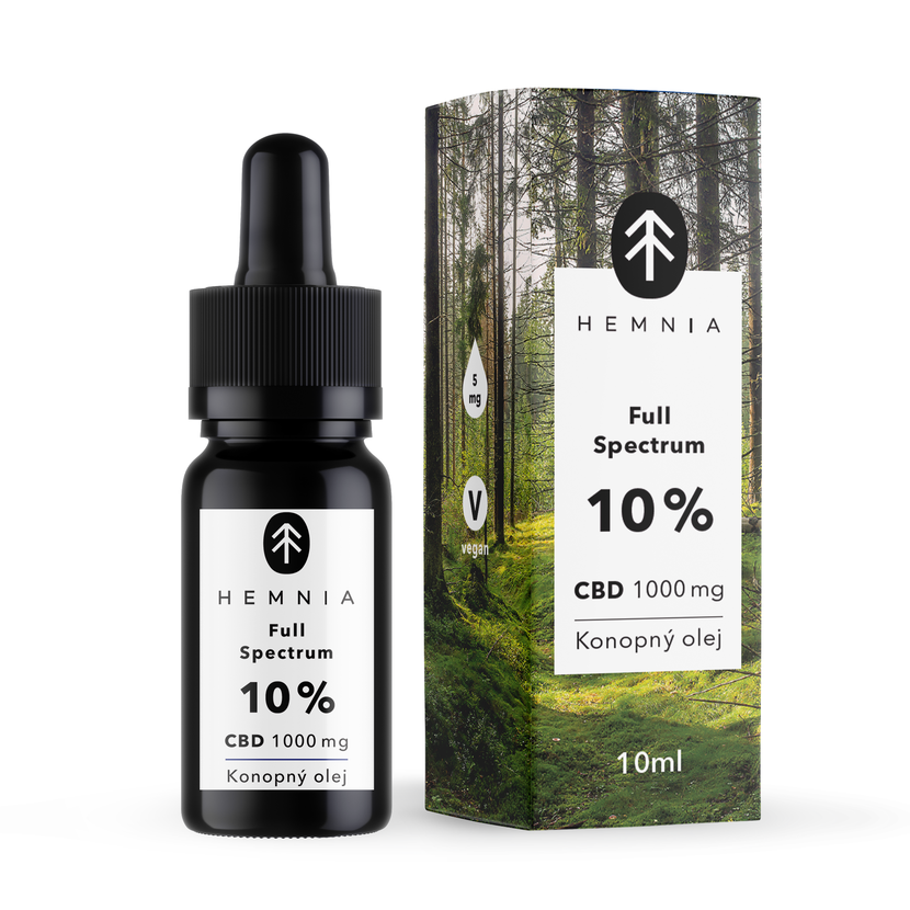 Hemnia Vollspektrum Hanföl 10% – Natürliche Pflanzenkraft 🌿✨
