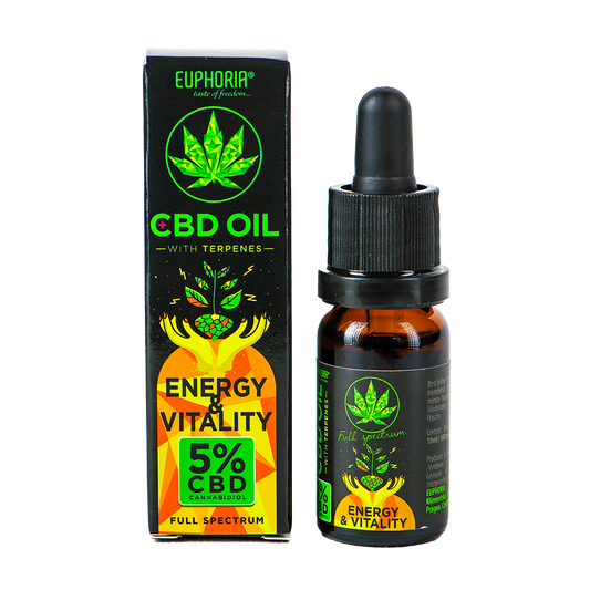 Euphoria CBD Öl 5 % – Energie & Vitalität