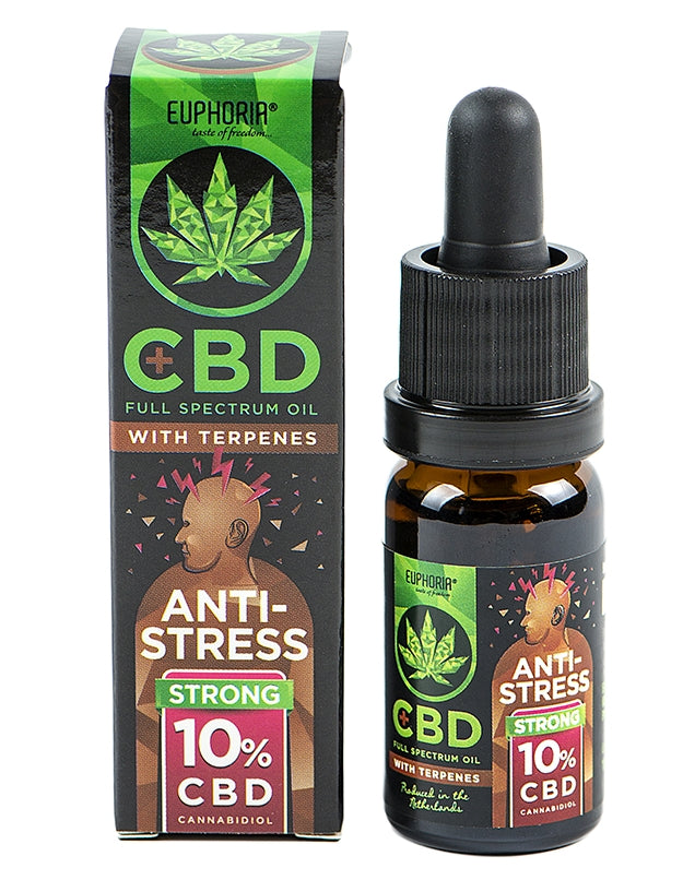 Euphoria Premium Hanföl 10 % – Anti Stress 🌿✨