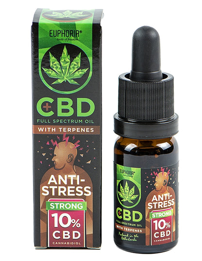 Euphoria Premium Hanföl 10 % – Anti Stress 🌿✨