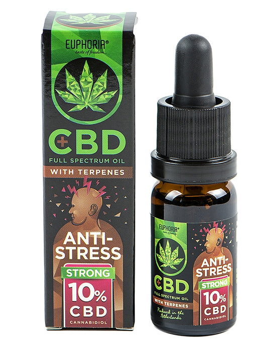 Euphoria Premium Hanföl 10 % – Anti Stress 🌿✨